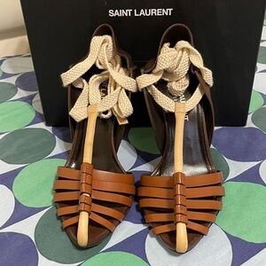 Yves Saint Laurent Lace Up Shoes